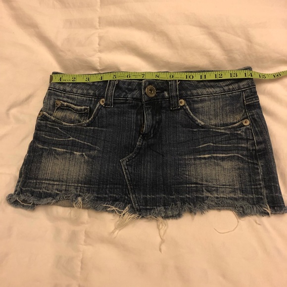 J.U.N.K Denim mini skirt with short liner - Picture 6 of 6